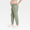 Over Belly High-Rise Maternity Joggers - Isabel Maternity by Ingrid & Isabel™ Green - image 4 of 4