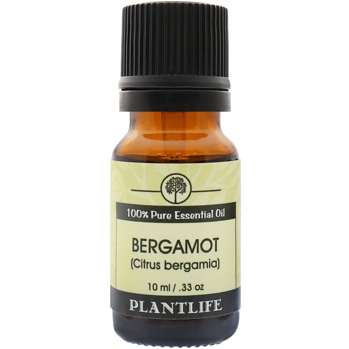 Plantlife Bergamot Essential Oil – 100% Pure & Therapeutic Grade – Natural, Undiluted & Steam-Distilled – No Additives or Fillers –  Aromatherapy
