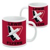 Lewis University Flyers Logo Ceramic Coffee Mug Novelty Gift Mugs for Coffee Tea and Hot Drinks 11oz White - 4 of 4