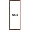 PosterPalooza | Panoramic Classic Modern Brown Frame - UV Acrylic, Foam Board Backing, Hanging Hardware - 2 of 4