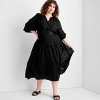 Women's Drop Waist Pleated Midi Skirt - Future Collective - 3 of 3