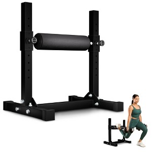 Gulches Bulgarian Split Squat Rack, Single Leg Squat Roller, Single Leg Squat Rack, Freestanding Machine Leg Curler for Lower Body Training - 1 of 4