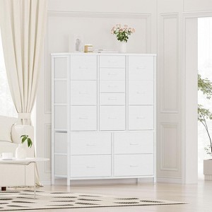 Acekool 15 Drawer Tall Dresser for Bedroom, Large Fabric Storage Chest Organizer for Living Room, Closet, Hallway - 1 of 4