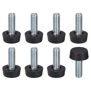 Unique Bargains Adjustable Screw in Furniture Feets 1/4"-20 UNC Thread - 1 of 4