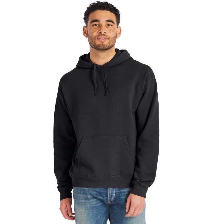 Hanes Men's Garment Dyed Fleece Hoodie, 1 of 7