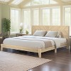 Galano King Weiss Clara Bed with Headboard – Oslo Oak - 2 of 4