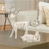 CWC 20-Inch Geometric Deer Set Christmas Decorations 2-piece - 2 of 3