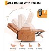 Electric Power Recliner Chair with Heat and Massage. - 4 of 4