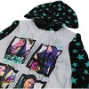 Disney Descendants 3 Little/Big Girls' One-Piece Hooded Blanket Sleeper Union Suit Pajamas - 3 of 4