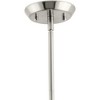 Progress Lighting Carillon 1-Light Pendant, Brushed Nickel, Clear and Opal Glass Shade - 4 of 4
