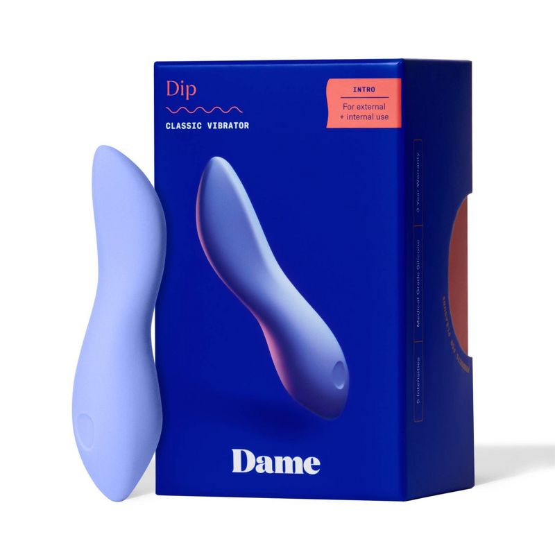 Dame Dip Waterproof and Rechargeable Classic Vibrator, 4 of 7