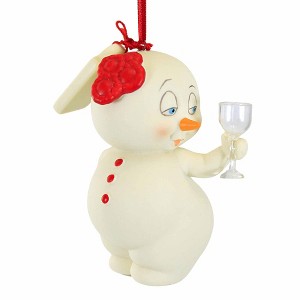 Snowpinions 3.0 Inch Oh Fabulous Glass Of Wine Ornament Holidays Celebrate Tree Ornaments - 1 of 3