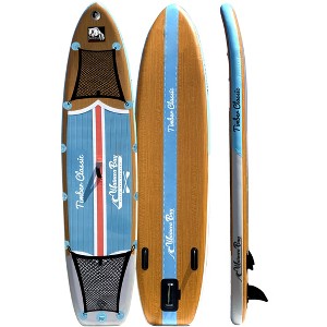 Waimea Bay 10' Timber Classic All Round Rigid Inflatable Paddleboard - 1 of 4