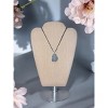 Michelle Marie Boutique's Silver Agate Druzy on Black Cord | A Sleek and Modern Piece - 4 of 4