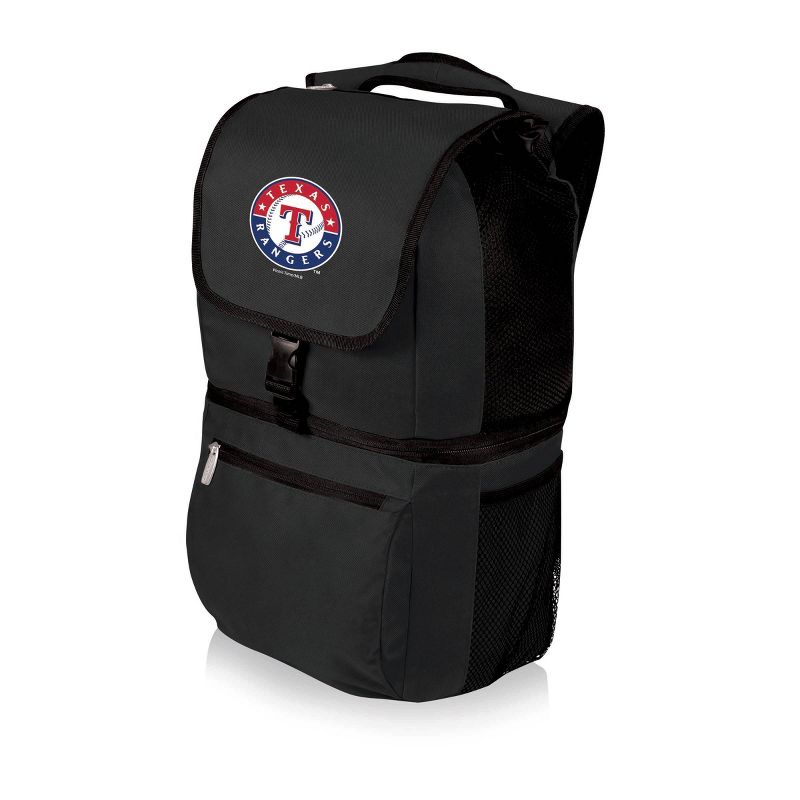 MLB Texas Rangers Zuma Backpack Cooler - Black, 1 of 4