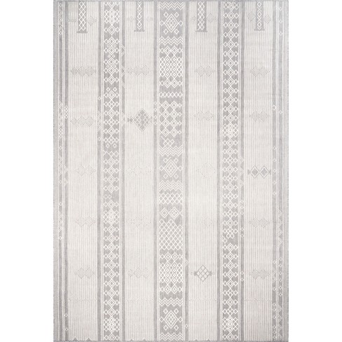 White Solid Loomed Area Rug 9'x12' - Nuloom : Target