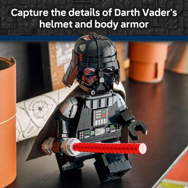LEGO Star Wars Minifigura de Darth Vader a Escala 75461 3