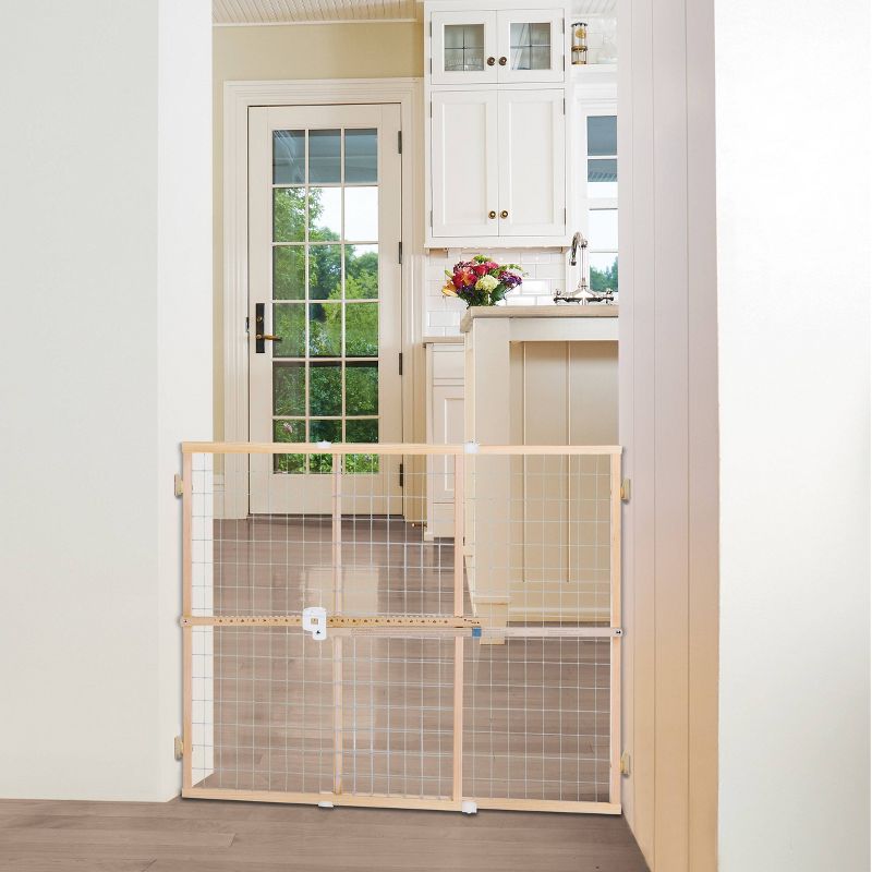 Toddleroo by North States Quick-Fit Wire Mesh Baby Gate, 2 of 8