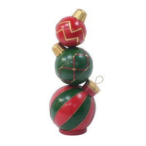 Cesicia Classic Stacked Christmas Ball Decoration - 1 of 4