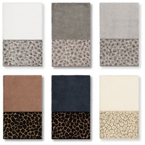 Linum Home Textiles 100% Turkish Cotton SPOTS Embellished Towel Set - 1 of 3