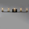 Maxim Lighting Sleek 5 - Light Vanity in  Antique Brass/Black - 4 of 4