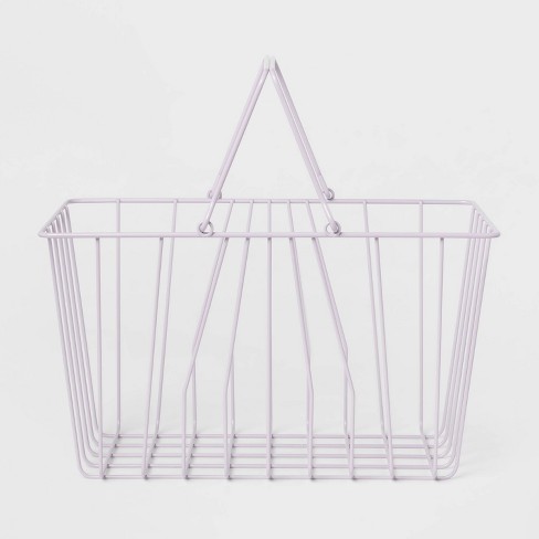 Metal Caddy Tote Lavender - Room Essentials™ : Target