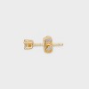14k Gold Plated Discs Cubic Zirconia and Butterfly Mini Dangle Stud Earrings 3pc - A New Day™ Gold - 2 of 2