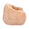 Homy Casa Plush Lounge Accent Chair with Soft Upholstery for Living Room, Dorm or Bedroom, Champagne Beige - 4 of 4