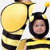 Joyfy Halloween Baby Bumble Bee Costume Set, Infant Boys Girls Bee Costume Outfits with Jumpsuit& Hood& Wings for Dress Up Party - 4 of 4
