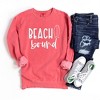 Simply Sage Market Women's  Garment Dyed Graphic Sweatshirt Beach Bound - 2 of 2