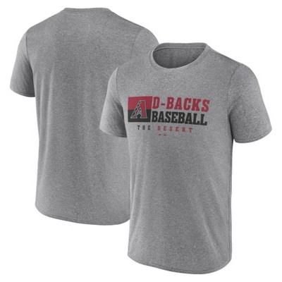 MLB Arizona Diamondbacks Men's Gray Short Sleeve T-Shirt