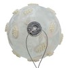 Kurt Adler 80mm Glass White Pearl 6-Piece Ball Ornament Set - 4 of 4
