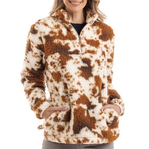 Women's Furry faux-shearling Pullover - Katydid - 1 of 2