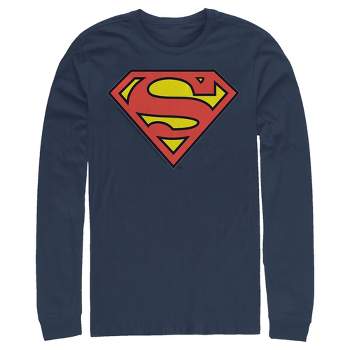 Superman S Super : Logo Target Men\'s Tee Shirt T-shirt Blue