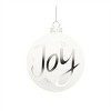 Frosted Glass Joy Ornament (Set of 6) - 2 of 2