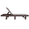 WestinTrends Dylan Adirondack Poly Reclining Chaise Lounge - 3 of 4