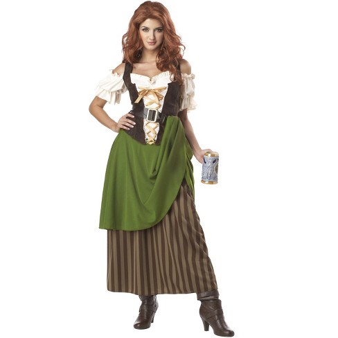 California Costumes Tavern Maiden Women's Costume, Large : Target