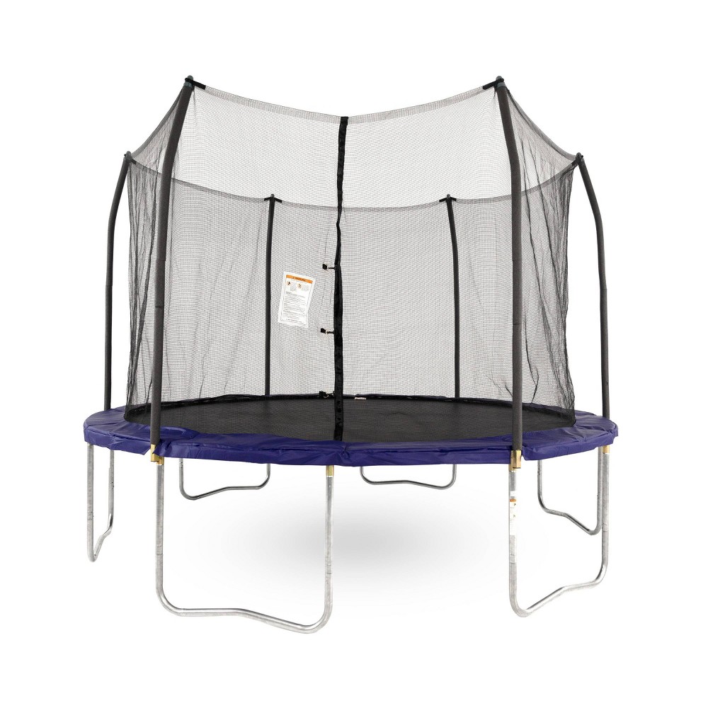 Skywalker Trampolines 12 Feet Round Trampoline with Enclosure - Blue