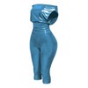 I am a Fashion Junky Lose Fit Shimmer Top And Capri Set - 2 of 4