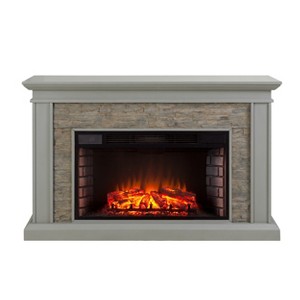 Ledgestone Electric Fireplace - SEI - 1 of 4