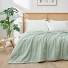 Amelie Home Reversible Waffle Cooling Comforter Breathable  Lightweight  Quilt for Hot Sleepers - 2 of 4