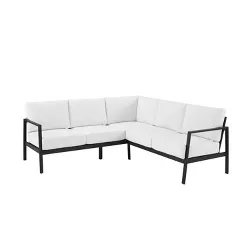 Linon Lark Aluminum Sectional Sofa
