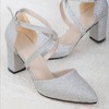 Sina - Silver Sparkling Wedding Shoes | Forever & Always Shoes - 3 of 4