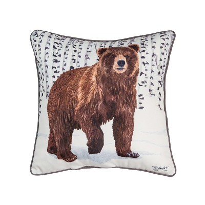 C&F Home Winter Bear 18" x 18" Throw Pillow