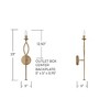 Capital Lighting Cohen 1 - Light Wall Light in  Mystic Luster - 4 of 4
