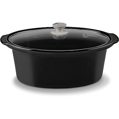 Nightmare Before Christmas Black and White 7-Quart Oval Slow Cooker