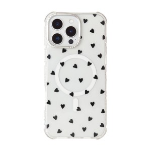 Skinnydip iPhone 16 Pro Max Phone Case with Magsafe - Black Ditsy