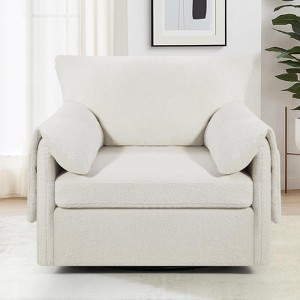 NicBex Swivel Chair Armchair, Modern Single Sofa Lounge Chair, Accent Chair for Living Room, Bedroom - 1 of 4