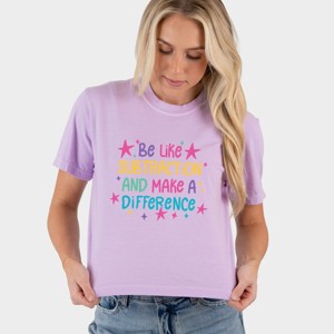 Be Like Subtraction And Make A Difference Stars - Women's Boxy
