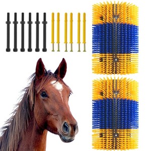 2 Pcs Scratching Brush for Livestock, Large Horse Brushes for Grooming, Cows Massage Cleaning Relieve Itching - 1 of 4
